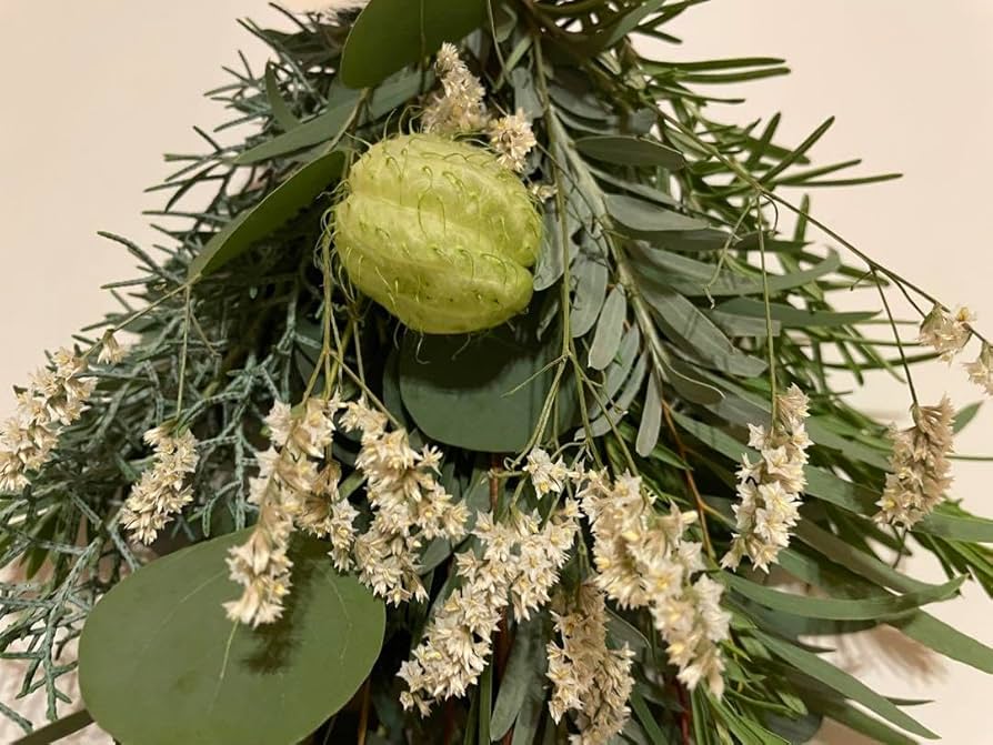 ドライフラワー　フレッシュ　グリーン　スワッグ　No.15 fbafc2b716c622069fe49a85233519